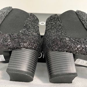 12M Black Dazzle Glitter Chelsea Boot